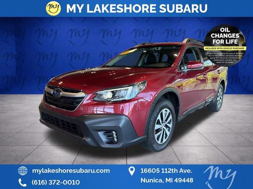 Crimson Red Pearl 2021 Subaru Outback Premium