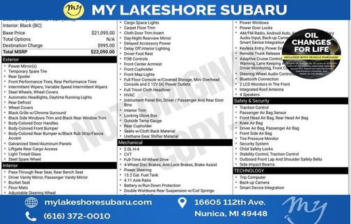 2022 Subaru Impreza Base