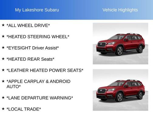 2019 Subaru Ascent Limited 8-Passenger