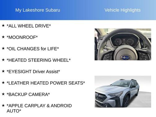 2025 Subaru Outback Onyx Edition XT