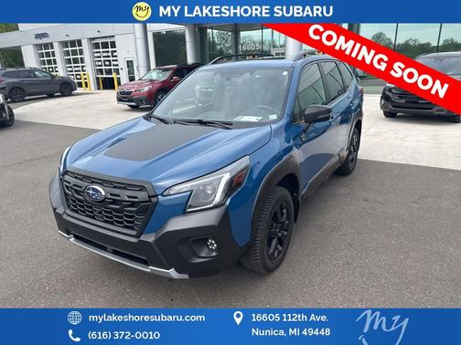 Geyser Blue 2022 Subaru Forester Wilderness