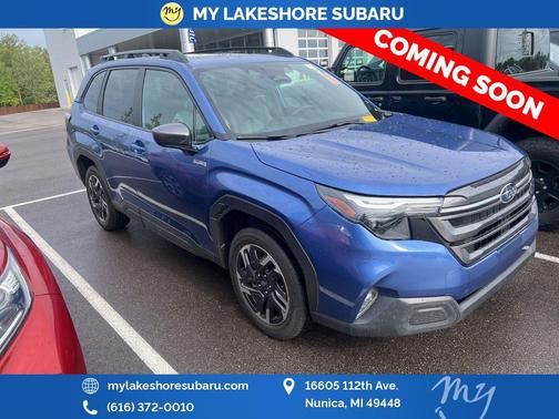 Daybreak Blue Pearl 2026 Subaru Forester Hybrid Premium