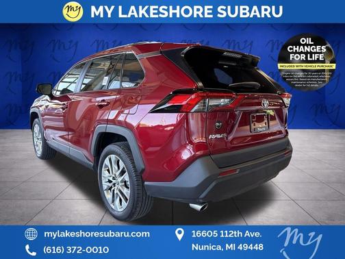 Ruby Flare Pearl 2025 Toyota RAV4 XLE Premium