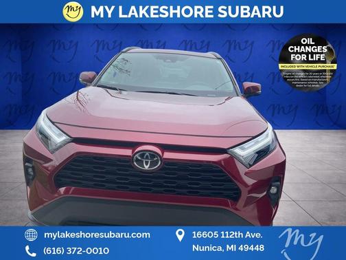 Ruby Flare Pearl 2025 Toyota RAV4 XLE Premium