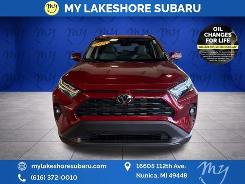 Ruby Flare Pearl 2025 Toyota RAV4 XLE Premium
