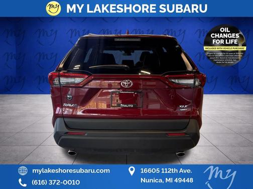 Ruby Flare Pearl 2025 Toyota RAV4 XLE Premium