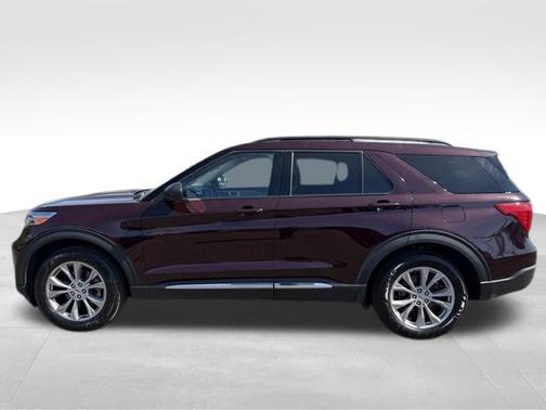 Jewel Red Metallic Tinted Clearcoat 2023 Ford Explorer XLT
