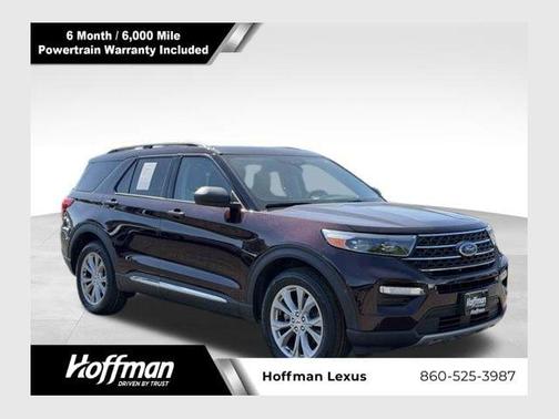 Jewel Red Metallic Tinted Clearcoat 2023 Ford Explorer XLT