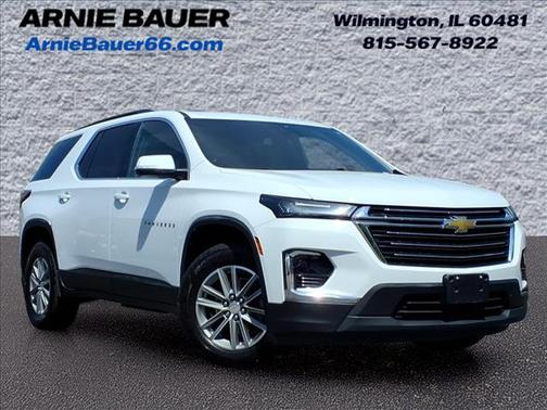Summit White 2022 Chevrolet Traverse LT Cloth