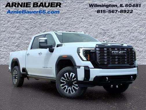 Glacier White Tricoat 2026 GMC Sierra 2500 Denali Ultimate