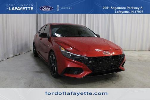 Lava Orange 2021 Hyundai ELANTRA N Line