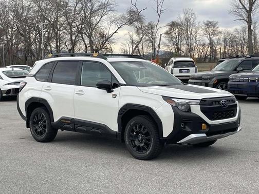 Crystal White Pearl 2026 Subaru Forester Wilderness