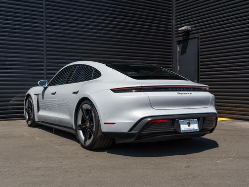 Ice Grey Metallic 2025 Porsche Taycan 4S