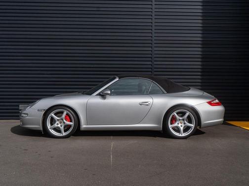 Arctic Silver Metallic 2008 Porsche 911 911 Carrera Cabriolet