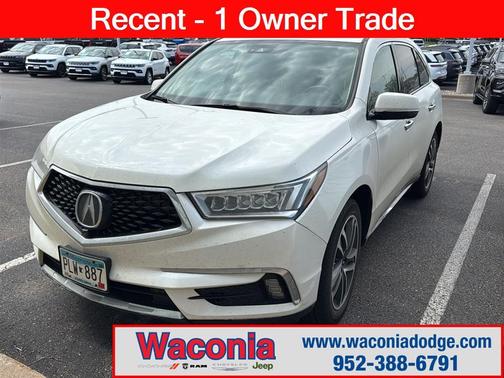 White Diamond Pearl 2017 Acura MDX 3.5L w/Advance & Entertainment Pkgs