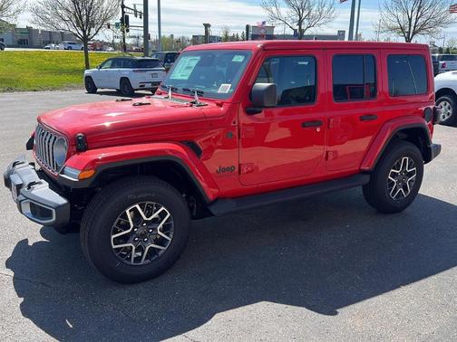 Firecracker Red Clearcoat 2026 Jeep Wrangler Sahara
