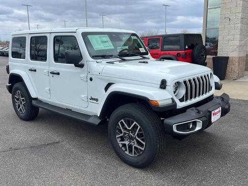 Bright White Clearcoat 2026 Jeep Wrangler Sahara