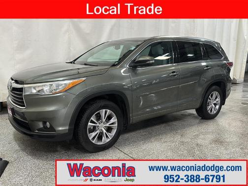 Alumina Jade Metallic 2015 Toyota Highlander XLE
