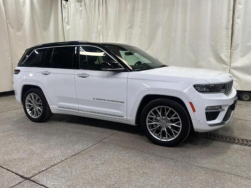 Bright White Clearcoat 2023 Jeep Grand Cherokee Summit