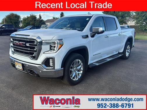 Summit White 2021 GMC Sierra 1500 SLT