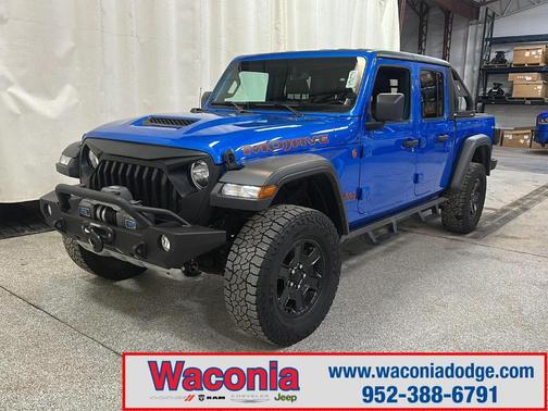 Hydro Blue Pearlcoat 2022 Jeep Gladiator Mojave