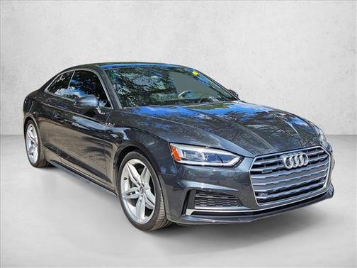 Manhattan Gray Metallic 2018 Audi A5 2.0T Premium Plus