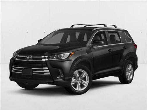 Midnight Black Metallic 2018 Toyota Highlander Limited Platinum