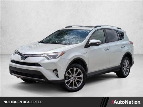 Blizzard Pearl 2016 Toyota RAV4 Hybrid Limited