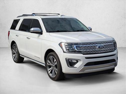 Star White Metallic Tri-Coat 2020 Ford Expedition Platinum