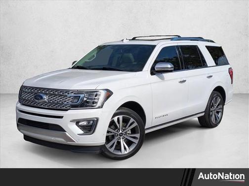 Star White Metallic Tri-Coat 2020 Ford Expedition Platinum
