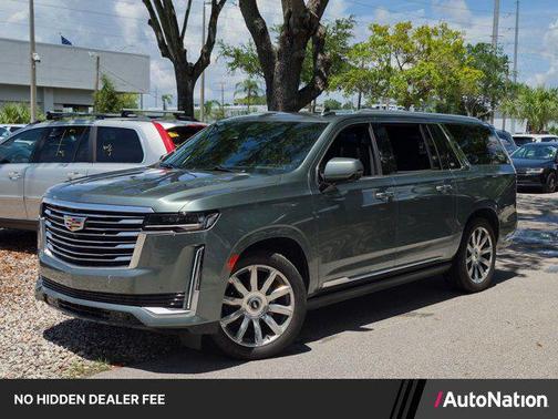 Dark Emerald Metallic 2024 Cadillac Escalade ESV Premium Luxury Platinum