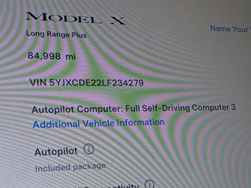 2020 Tesla Model X Long Range Plus Dual Motor All-Wheel Drive