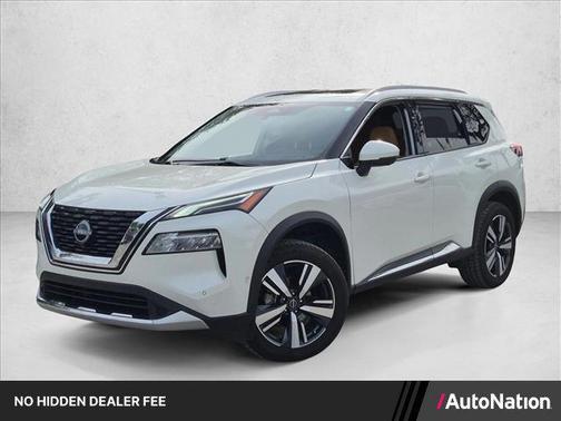 Pearl White Tricoat 2023 Nissan Rogue Platinum