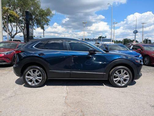 Deep Crystal Blue Mica 2021 Mazda CX-30 Premium Package