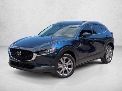 Deep Crystal Blue Mica 2021 Mazda CX-30 Premium Package