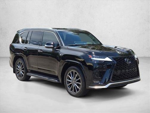 Black 2024 Lexus LX 600 F SPORT