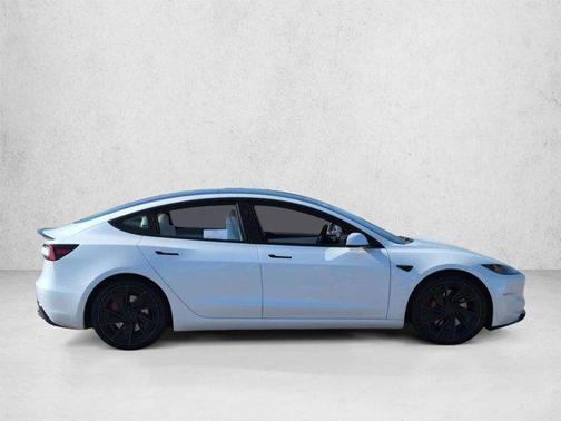 Pearl White Multi-Coat 2025 Tesla Model 3 Performance
