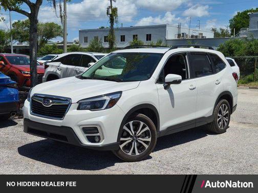 Crystal White Pearl 2021 Subaru Forester Limited
