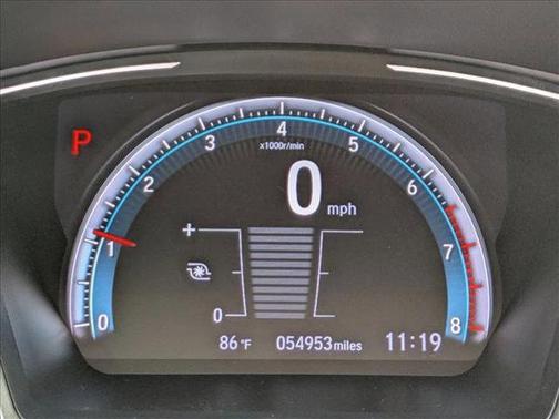 Platinum White Pearl 2019 Honda Civic EX