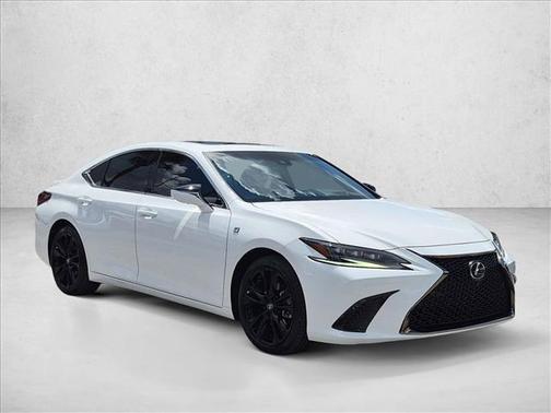Ultra White 2023 Lexus ES 300h F SPORT Handling