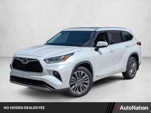 Wind Chill Pearl 2022 Toyota Highlander Hybrid Platinum