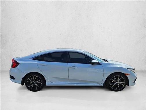Platinum White Pearl 2019 Honda Civic Sport