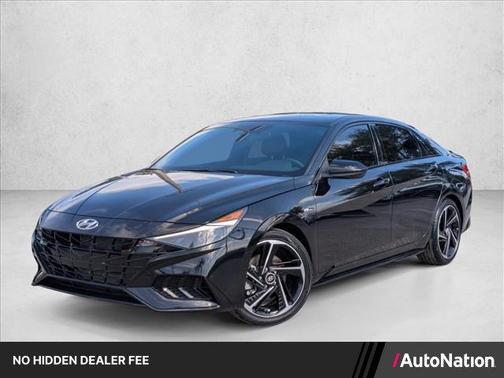 Phantom Black 2023 Hyundai ELANTRA N Line