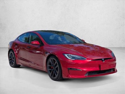Ultra Red 2024 Tesla Model S Plaid