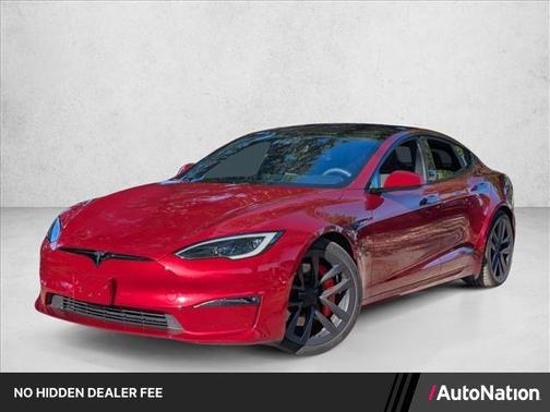 Ultra Red 2024 Tesla Model S Plaid