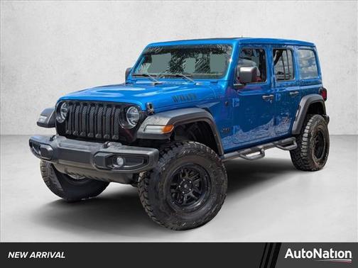 Hydro Blue Pearlcoat 2021 Jeep Wrangler Willys