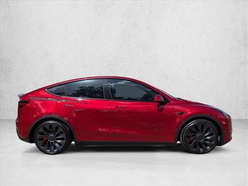 Ultra Red 2024 Tesla Model Y Performance Dual Motor All-Wheel Drive