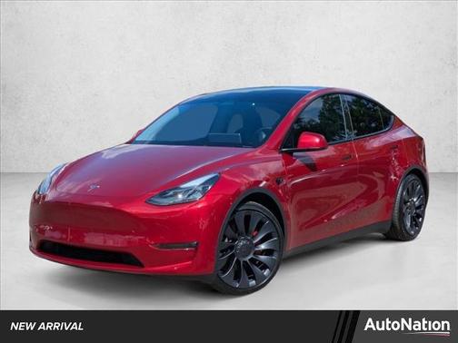 Ultra Red 2024 Tesla Model Y Performance Dual Motor All-Wheel Drive