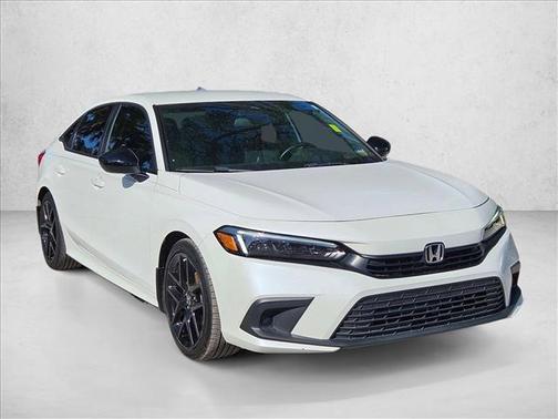 Platinum White Pearl 2022 Honda Civic Sport