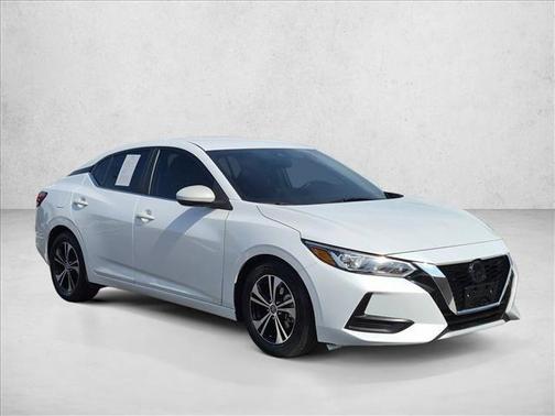 Aspen White Tricoat 2020 Nissan Sentra SV
